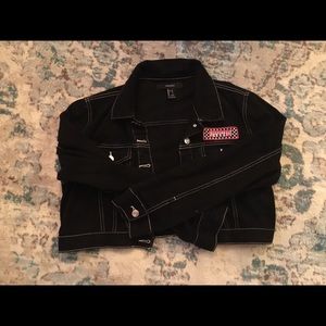 Black cropped jacket (price negotiable)